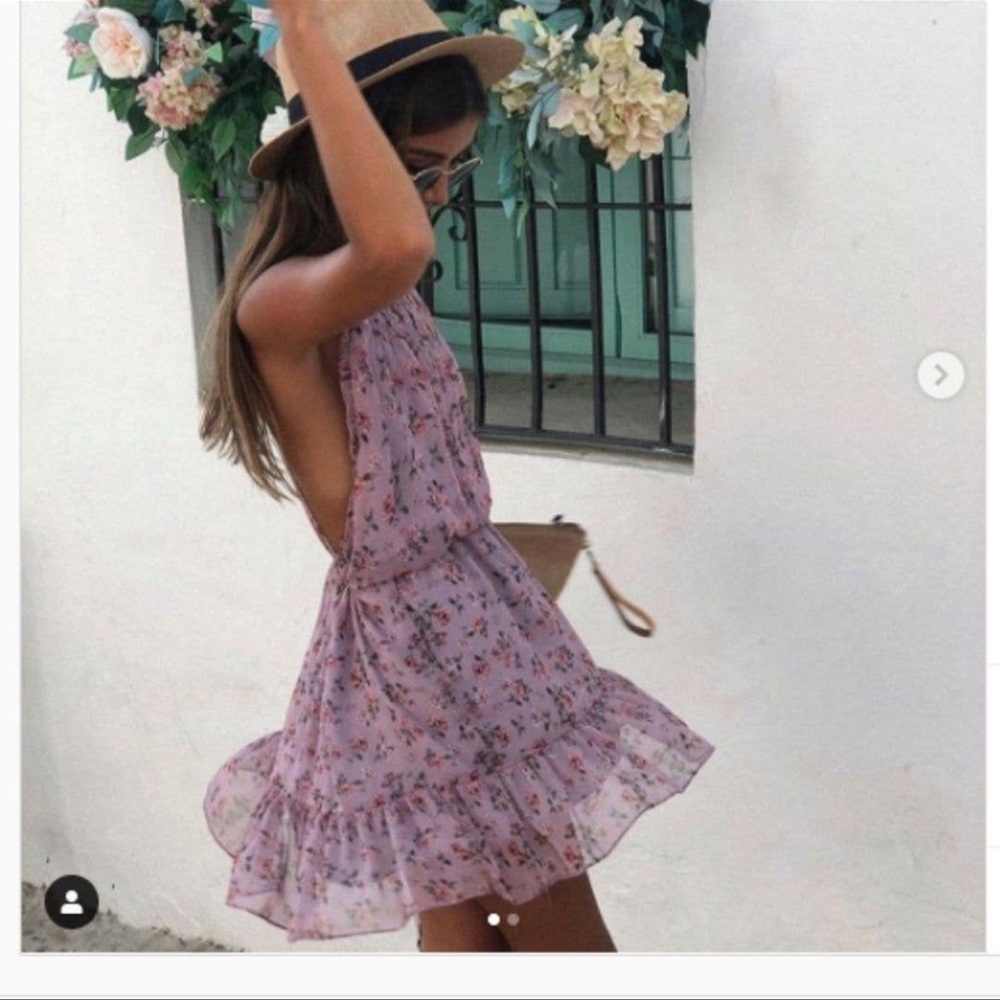 ZARA Blogger Printed Mini Dress